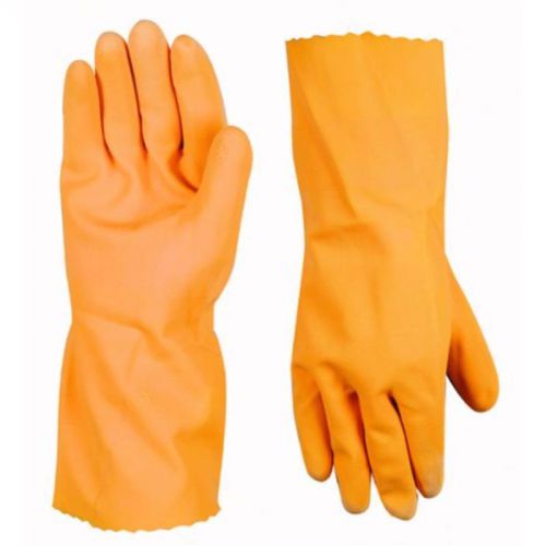 21 mil latex 13&#034; glove with unsupported gauntlet and texture grip, medium gloves for sale