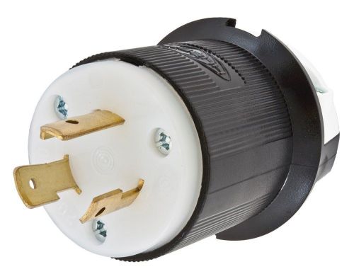 LEVITON 2321 2POLE 3WIRE GROUNDING LOCKING PLUG 20A-250V