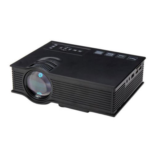 New UC40+ Mini LED Projector Black Home Cinema HD 800LM AV HDMI USB SD