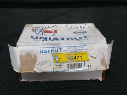 Unistrut, 3/4&#034; Square Washer, Part # P2471 Qty-100