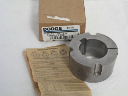 Baldor dodge 2517x1-15/16kw taper-lock keyway-type bushing, 1-15/16&#034; bore for sale