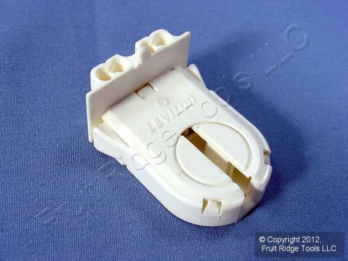 Leviton Fluorescent Lamp Holder Light Socket Bi-Pin Wide Fin T8 T12 13653-WWP