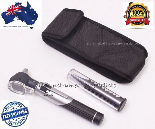 Mini Otoscope Premium Handle Fibre Optics 3V LED Bulb Improved Design UK Branded