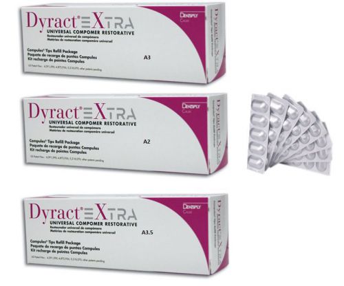 DYRACT EXTRA 60 COMPULES x 0.25 gr COLOR A2, A2, A3.5