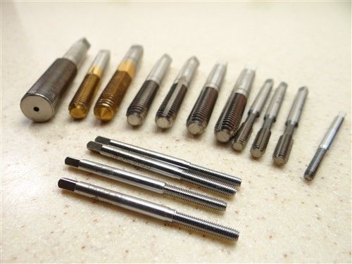 Lot of 15 hss thread forming taps 10-30 nf to 1/2&#034;-27 balax t.r.w for sale