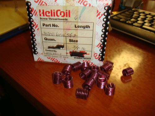 466 pcs NIB Helicoil 3/8-16 thread inserts 3585-6CN562 + 3 Free Mandrels 2288-6