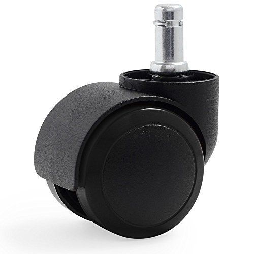 Katu BB506-38 Office Chair Caster Wheels, 2 in. Diameter, Universal Standard