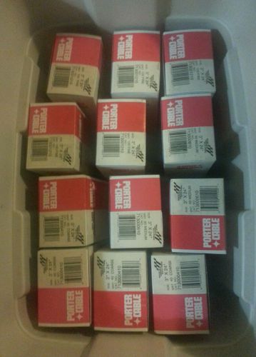 PORTER CABLE 3 x 24 SANDING BELTS. 12 Box LOT. 40-60-100-120 grit. 120 pcs