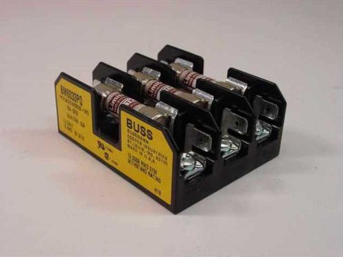 Bussman Cooper Industries Heavy Duty 3 Fuse Holder BM6033PQ