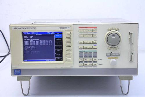 YOKOGAWA PZ4000 POWER ANALYZER DC~2MHZ 5MS/s MODEL 253710 SUFFIX-D/M3  27D822172