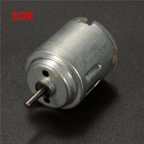 10pcs 21mm Miniature Small Electric Motor 1.5-4.5V DC Brushed Motor for Models C