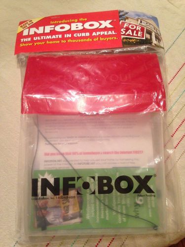 INFOBOX Outdoor Brochure Box Real Estate Literature Flyer Document Holder