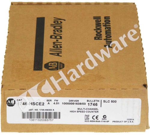 New Allen Bradley 1746-HSCE2 /A 2014 SLC 500 Multi-Channel High-Speed Counter