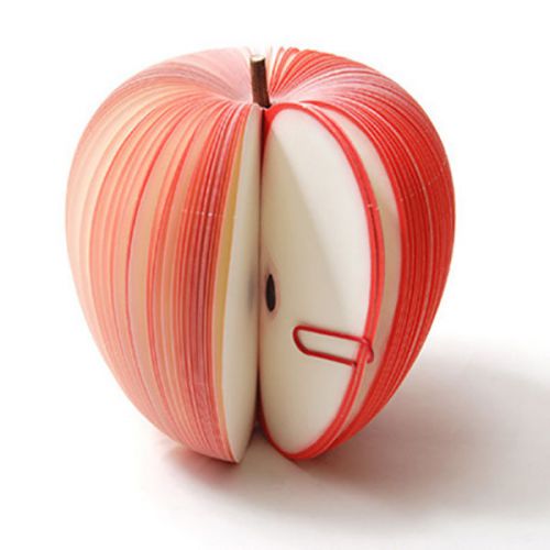 Red Apple Fruit Note Desk Memo Pads Scratch Paper Notepads Party Gift Portable