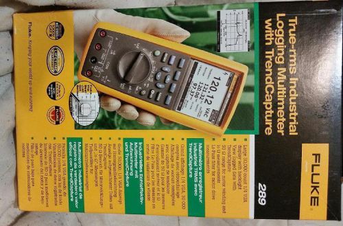 New fluke 289 true rms industrial data logging multimeter meter  287 for sale