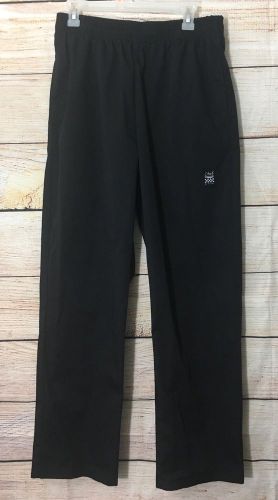 CHEF REVIVAL Chef Pants Baggy Unisex Black Large 31&#034; Inseam EUC