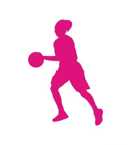 women playing basketball Car Window Truck Van Sticker Vinyl Decals 1927