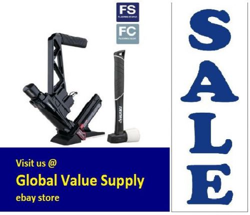 Husky Flooring Nailer/Stapler Pneumatic 16-Gauge Hardwood Mallet Air Nail Tool