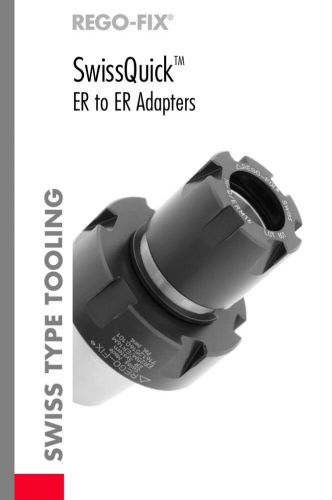 Rego-fix swiss quick er16 to er11 adaptor 7161.16110.122 cnc collet reduction for sale