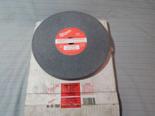 New Milwaukee Straight Grinding Wheel 10x1x1 60 Grit 49-92-3340 2485rpm