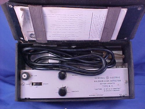 GENERAL ELECTRIC H-11 HALOGEN LEAK DETECTOR