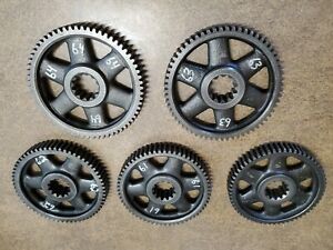 (5 Total) BARBER COLMAN HOBBING MACHINE NO.16-16 CHANGE GEARS