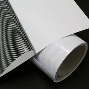 Perforated One Way Vision digital printing Media Vinyl Window Film 54&#034;x150ft.