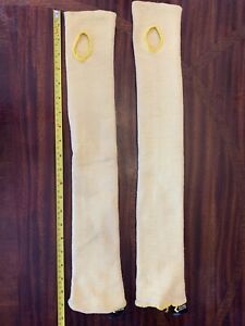 Pair 21” with Kevlar Cut Scratch Heat Resistant Arm Sleeves w/ Thumb Hole Safety