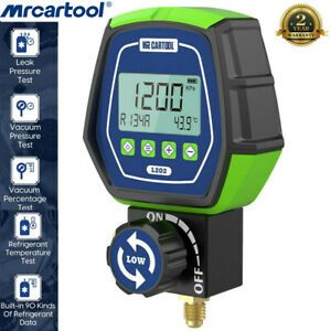 Refrigeration Digital Manifold Gauge HVAC Vacuum Leakage Pressure Temp Test