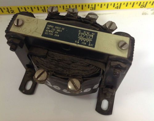 230/460v 1ph 25vac control transformer 04p08-00031-00 for sale