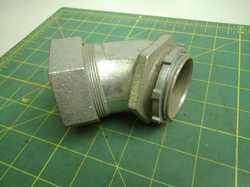 Raco 1-1/2 liquid tight connector 45 degree #57094 for sale