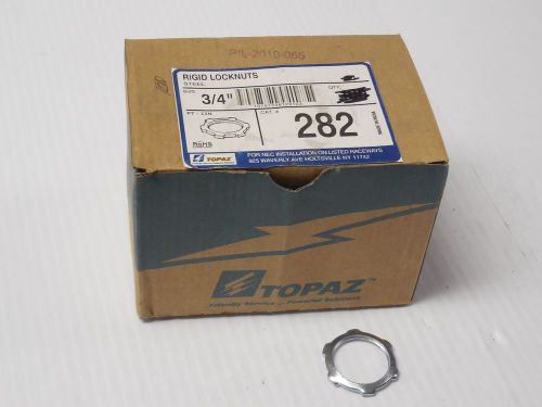 New lot of 151 topaz rigid locknut 282 3/4&#034; for sale