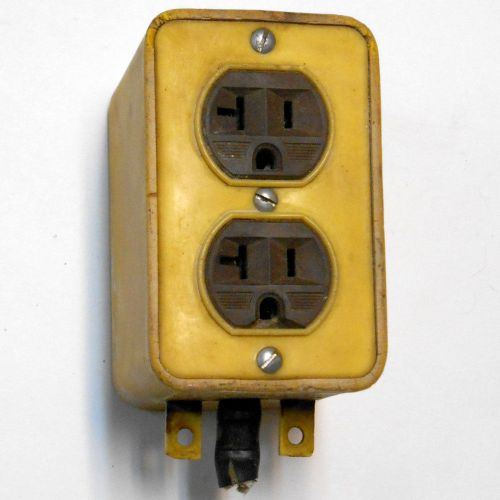 Repair Daniel Woodhead 3000 4 Receptacle Plug box Portable V Outlet NEMA 5-20