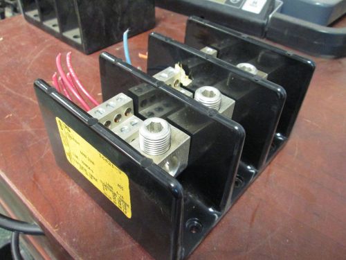 Cooper/bussmann power distribution block 16421-3 line 350mcm load(8) #4-#14 used for sale