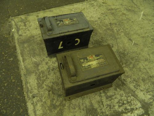 2 - 30 Amp Bulldog Bus-tribution Switch Buss Plug, 575V, Used, WARRANTY