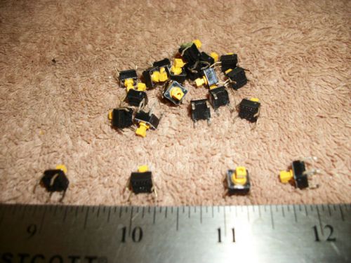 LOT OF PC MOUNT SPST N.O. PUSHBUTTON SWITCH! A
