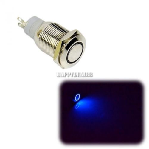 12v auto car led metal switch latching dc push button switch blue indvantech2014 for sale