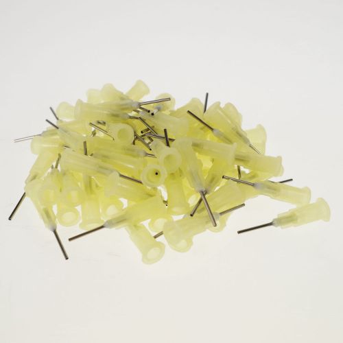 100 x  Plastic Dispenser Needle Milky white 1.06 mm(OD) 0.71 mm(ID)