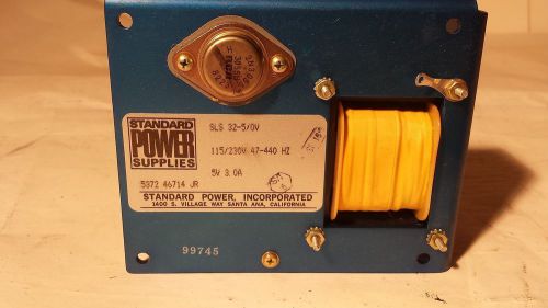 *NEW* STANDARD POWER SUPPLIES SLS 32-5/OV  H 99745 115/230V 47-440 HZ