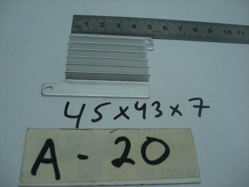 45x43x7mm Aluminum Heatsink Radiator for Electronics Computer