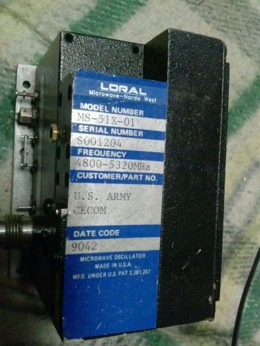 Loral MS-51X-01 Microwave Oscillator, New