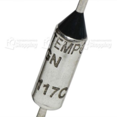 5X G4A00 117°C Microtemp Thermal Cutoffs Fuse, 10A/250V