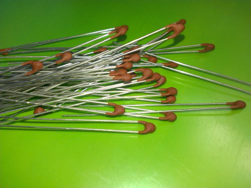 [25 pcs] 100 kohm 5% ntc  thermistor 0.25w type nd03 avx(tpc) disc dia=3.5mm for sale