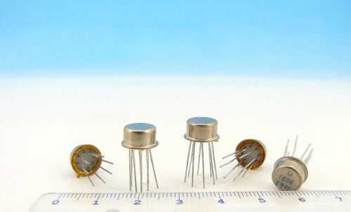 10x  1YO709B LM709CH Ua709H Operational Amplifier IC OP AMP Gold 36V TO-5 ua709