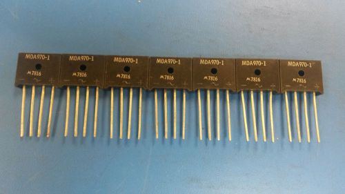 (7 PCS) MOTOROLA MDA970-1 SINGLE-PHASE FULL-WAVE BRIDGE 4 AMP 50 VOLT