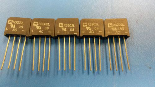 (5 PCS)RS202L RECTRON Bridge Rectifiers 2A 100V