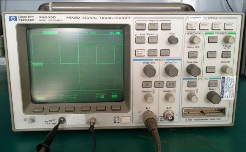 HP 54645D 100 MHz 2 + 16 Digital Channels Mixed Signal Oscilloscope MegaZoom