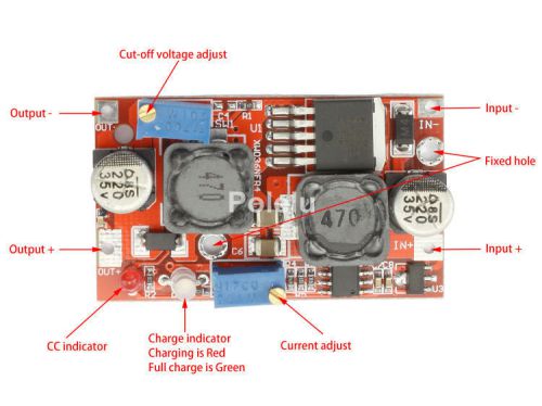 Lx6009 automatic boost buck converter 4-35v to 1.25-25v cc cv voltage regulator for sale