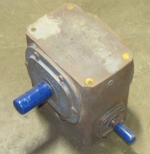 Boston gear 738-20-j 73820j 20:1 ratio gearbox speed reducer worm gear new for sale