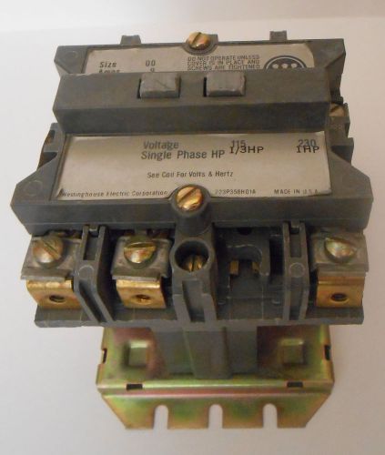 NEW Westinghouse 277A161G01 RELAY NOS cat. A201KABA 115v 230v 1/3HP